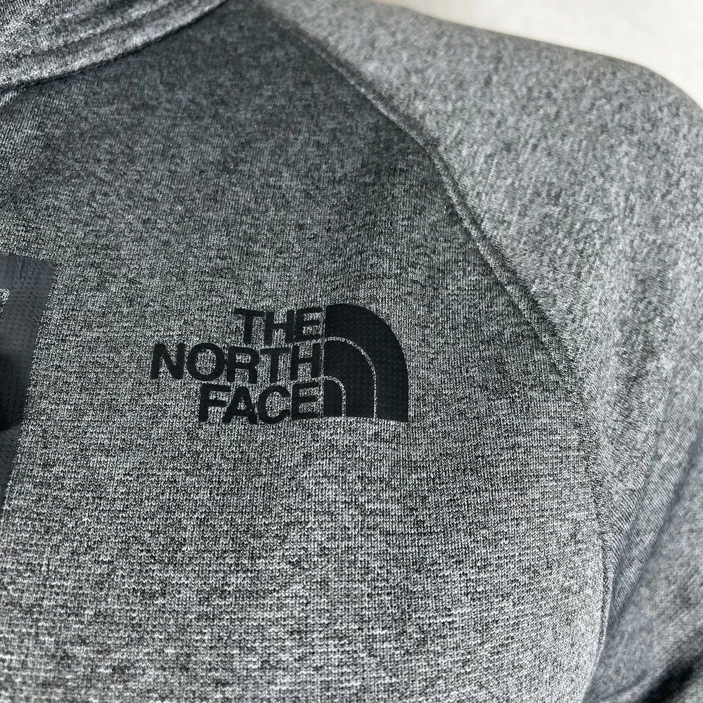 The North Face Mens Small Canyonlands Sweatshirt Hooded Jacket Gray Full‎ Zip